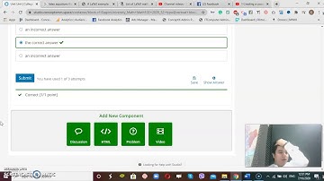 Creating videos and problems in LMS