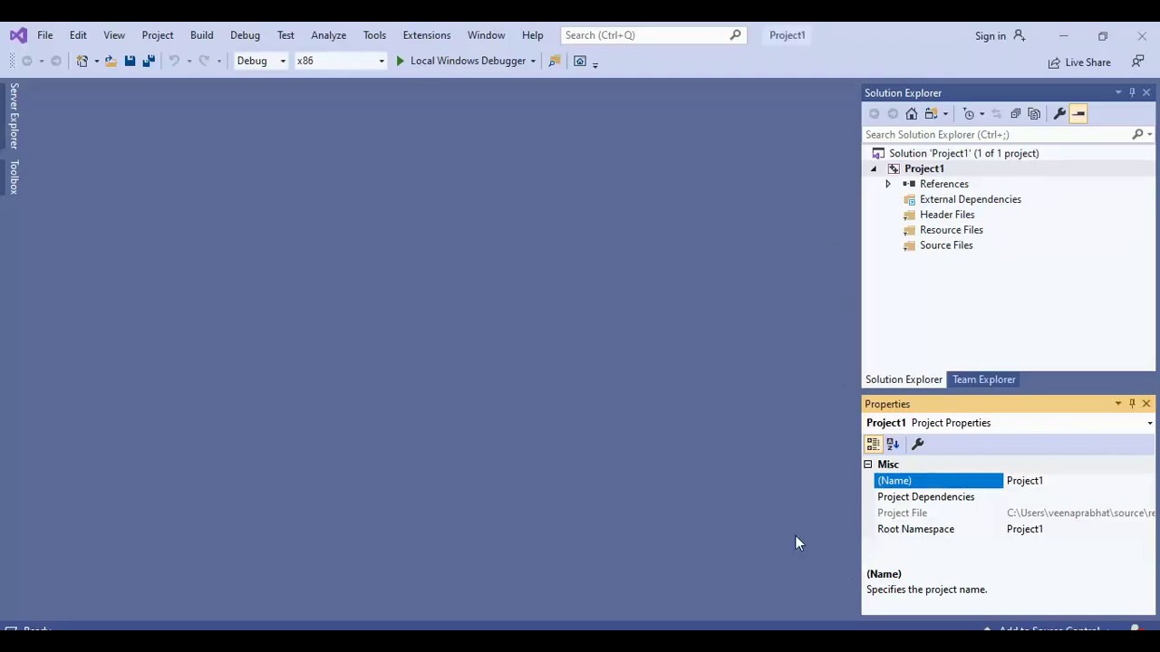 Creating a Basic Console Program in Visual Studio - YouTube