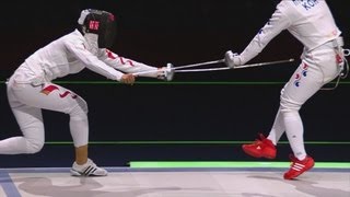 China win Gold in Women's Fencing Team Epee  London 2012 Olympics