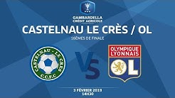 Coupe Gambardella-CA I 16e de finale - Castelnau Le Crès-Olympique Lyonnais (1-4), le replay