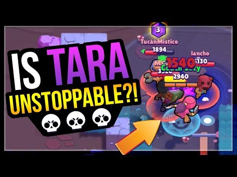 Top Tara Gem Grab on Crystal Cavern! HUGE Winstreak - Brawl Stars Gameplay