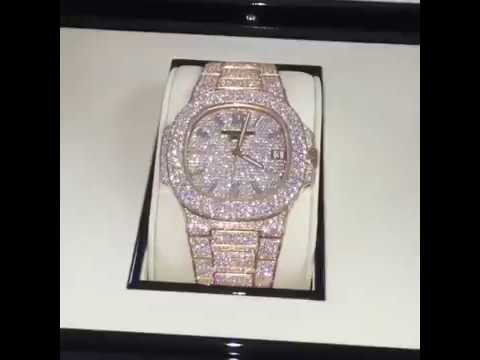 bust down patek philippe watch
