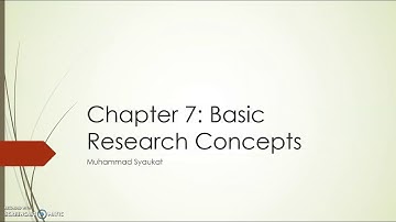 Chapter 7  -1   -  Intro  &  Qualitative vs  Quantitative Research