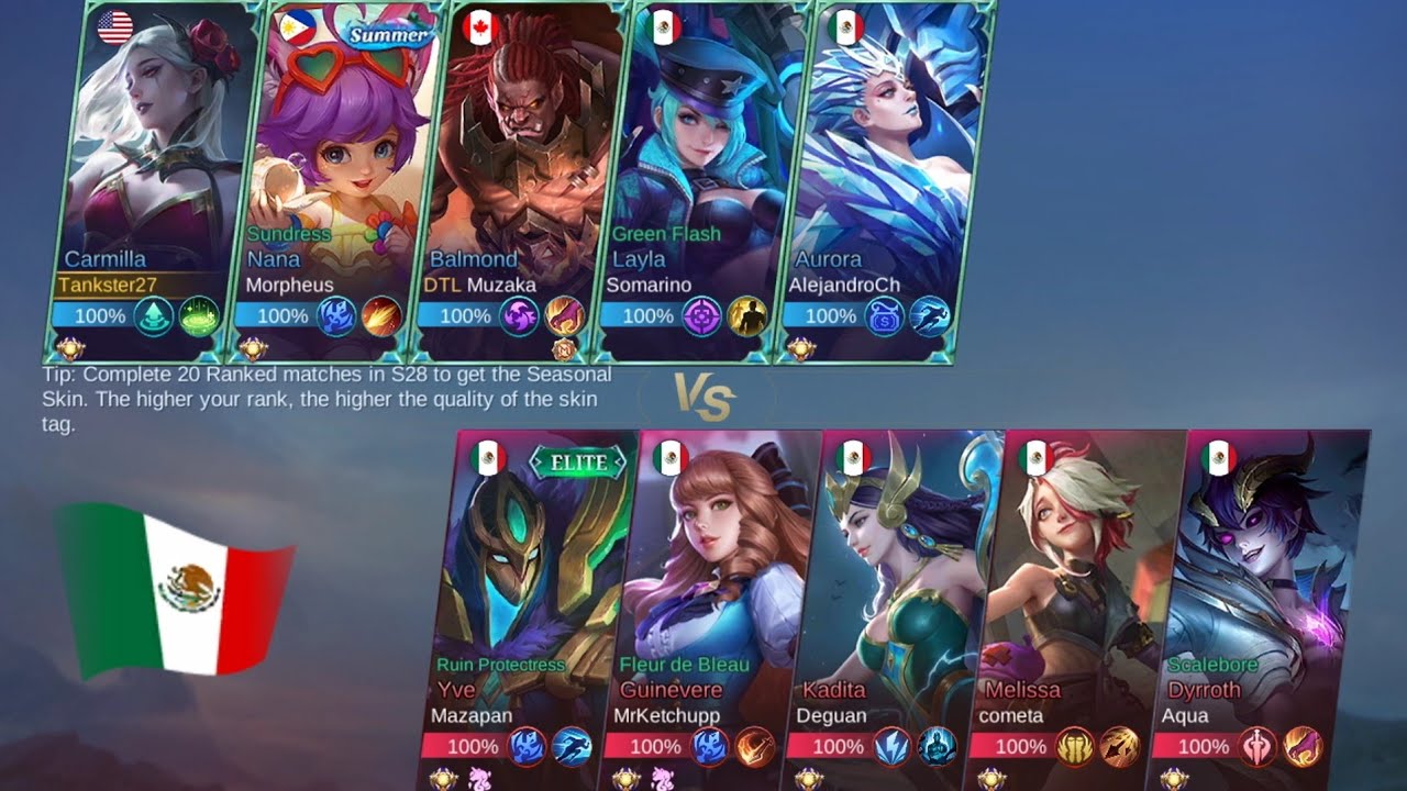 Mobile Legends: AFKing Against Team Mexico (Solo) 05/22/23 - YouTube