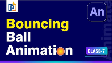 Adobe Animate CC: Bouncing Ball Animation | Adobe Animate Tutorial | Adobe Animate