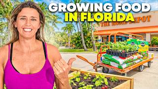 How I Started a Florida Backyard Garden 🌴 (Home Depot Raised Bed Build)