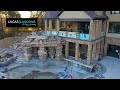 Kentucky Project Update ⭐️ Our largest grotto ever with all-natural stones.