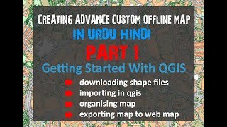 Developing Offline Custom Map - Part 1 | Create Offline Map With QGIS And Leaflet In Urdu / Hindi screenshot 5