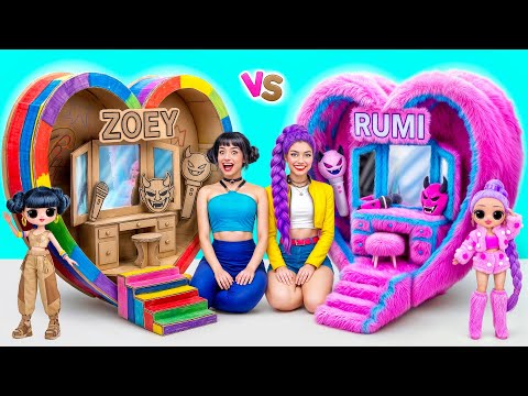 We Build Amazing Doll House for KPop Demon Hunters by Super Hyper DO
