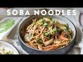 3 SOBA NOODLE Recipes 🍜Delish Noodle Series | HONEYSUCKLE