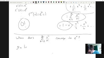44   Taylor series for exponential function
