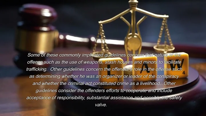 Sentencing Guidelines for Federal Drug Trafficking Conspiracy Cases: How Judges Determine Punishment