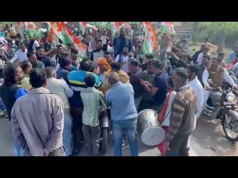 IYC President shri #SrinivasBV ji joined Bike Rally in Dungarpur,