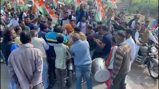 IYC President shri SrinivasBV ji joined Bike Rally in Dungarpur,