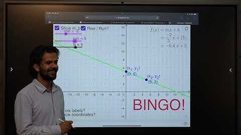 Coordinate Geometry: Learn about Line (Slope and Intercept) through this game.[Nepali]