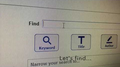 CCPA Library Instructional video.