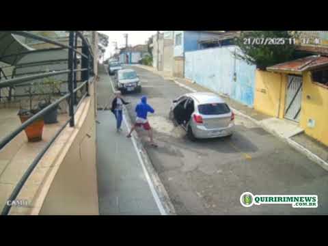 Dupla se passa por motorista de aplicativo, roubam idosa e acabam presos