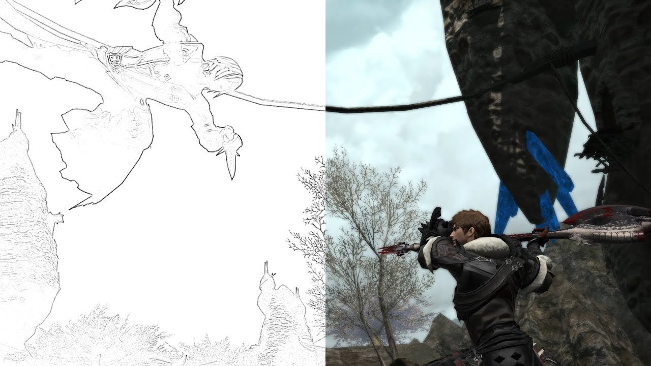 Lazy Edge Detection I implemented in ReShade