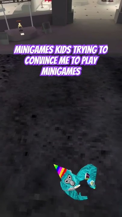 Minigames kids trying to make me play minigames!!😂 #gorillatag #gtag # ...