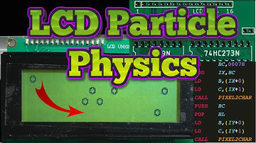 Mastering LCD Particle Physics on a Z80 Microprocessor