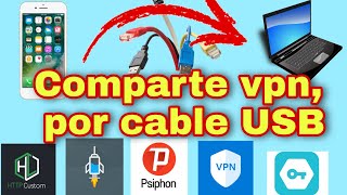 Como compartir el vpn del celular 📱 a pc 🖥 o laptop 💻