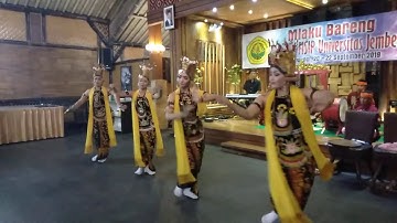 Impen impenen Gandrung Banyuwangi mbak Reni live hotel mahkota resto Banyuwangi