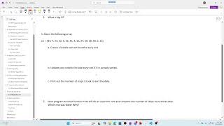 4.8b Insertion sort (Live Coding) -  AS Level Computer Science (Cambridge 9618)