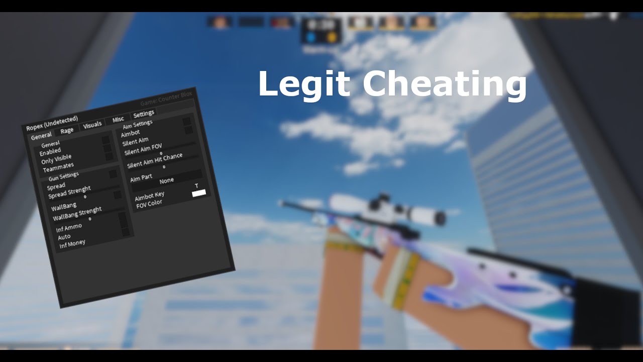 Counter Blox Script Ropex Legit Cheating 🔥 YouTube