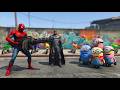 Batman vs Homelander Sky Ramp Battle in GTA 5 – Epic Superhero Showdown