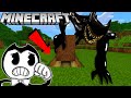 BENDY FINDS A SCARY SECRET BASE! (BEAST BENDY!) (BATIM Minecraft)