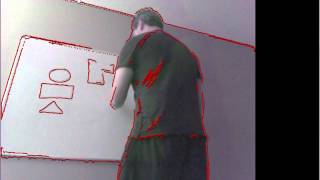 Kinect Edge Detection On Whiteboard