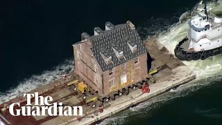 18th-century mansion sails for 50 miles by barge as owner wanted better view