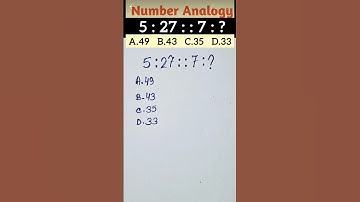 Number Analogy Reasoning Short Tricks #reasoning #shorttricks #rrbntpc #rrb #ssccgl #rrbgd #sscchsl