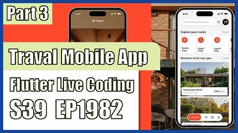 [Flutter] Flutter Live Coding EP1982 (Travel App Part 3)