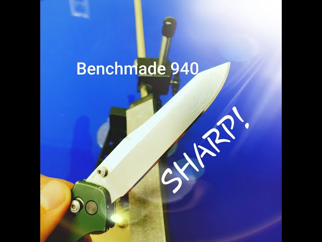 Sharpening a Benchmade 940 