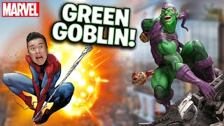 GREEN GOBLIN VS. SPIDER-MAN!!! Marvel 1st Appearance - Custom Green Goblin Statue Review & Unboxing!