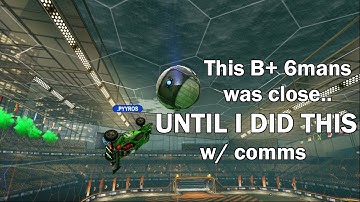 This B+ 6mans was close.. UNTIL I DID THIS w/ comms