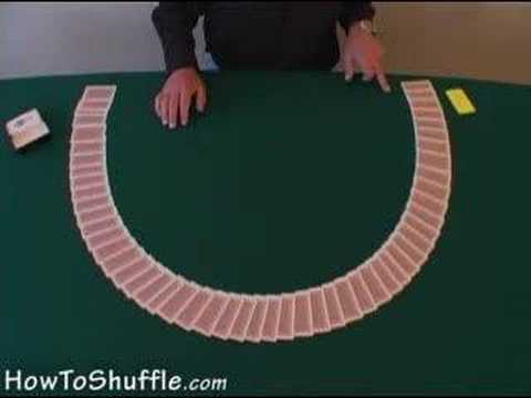 How to spread a deck of cards - How to deal poker