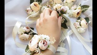 DIY Bridesmaid bracelet tutorial/ wedding diy accessories/ how to make a bracelets