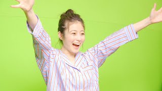 今田美桜、パジャマ姿でビッグスマイル！　トラフルシリーズ新TV-CM「口内炎にチャージ」篇