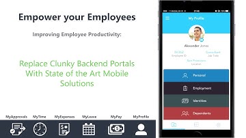 Kony Employee Self Service Benefits