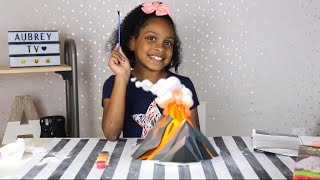 Create a erupting volcano! Science experiment for kids.