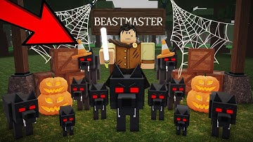 I MADE AN UNSTOPPABLE ARMY WITH THE NEW BEASTMASTER CLASS in 99 NIGHTS IN THE FOREST ROBLOX
