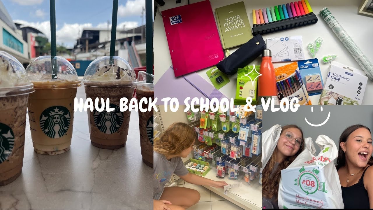 HAUL BACK TO SCHOOL & VLOG (STABILO, OXFORD, BIC, ALCAMPO…)