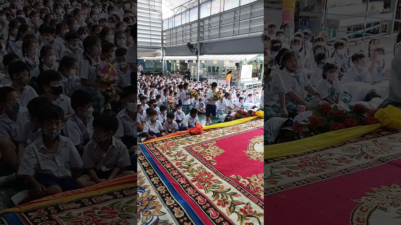 Thailand students pay respect to their Teachers..