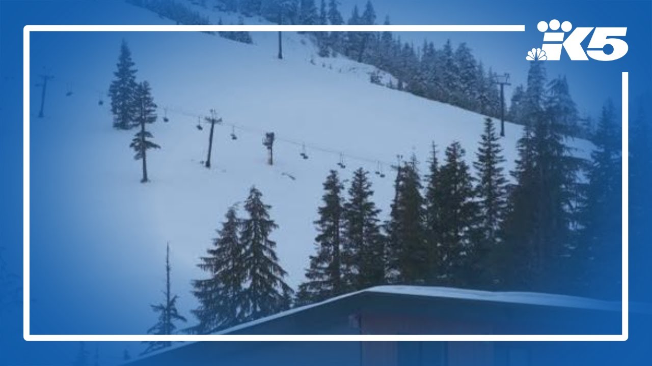 Heavy mountain snow expected amid extremely low snow season - YouTube