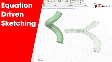 Equation driven sketching with DesignSpark Mechanical