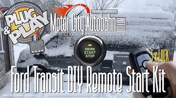 2022 to 2024 Ford Transit Push-2-Start Ignition DIY Remote Start Installation Kits