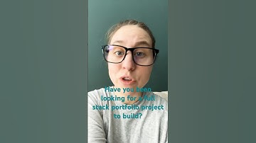 Need a portfolio project to build?! #coding #fullstackproject #react #programming