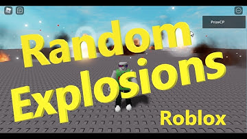 Random Explosions in Roblox Studio